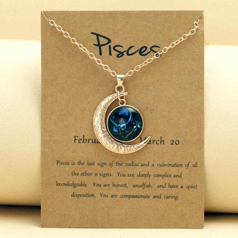 Pisces Gemstone Necklace‎